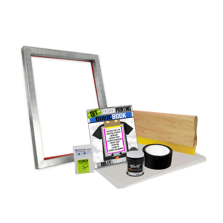 DIY Bare Bones Kit with Blank Screen Printing Starter Beginner 00-1