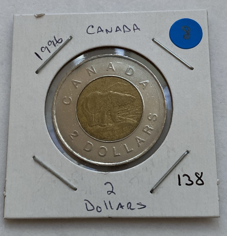 1996 Canada 2 Dollars Coin