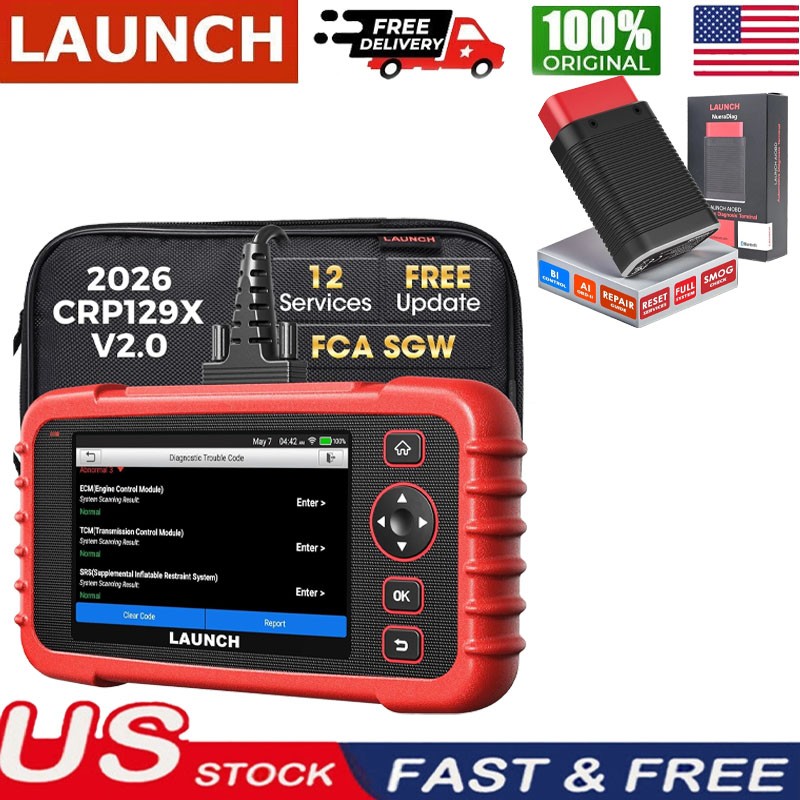 2026 LAUNCH CRP129X V2.0 OBD2 Scanner Engine SRS ABS SAS TPMS Diagnostic Tool @!