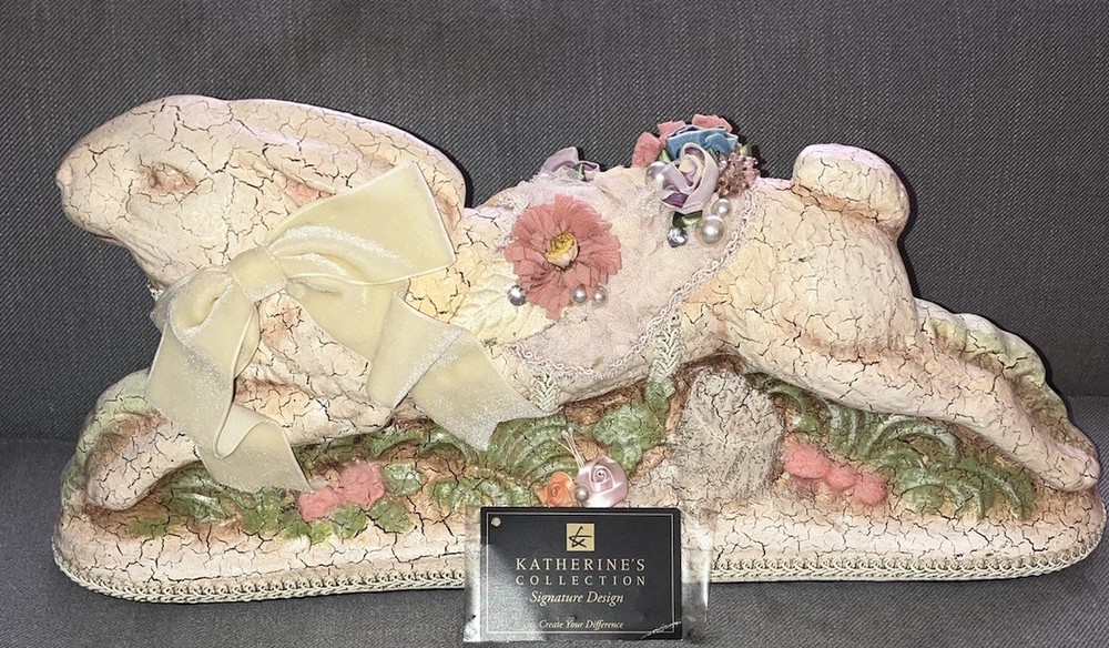 Katherine's Collection Leaping 18” Bunny Rabbit Easter Table Display Retired