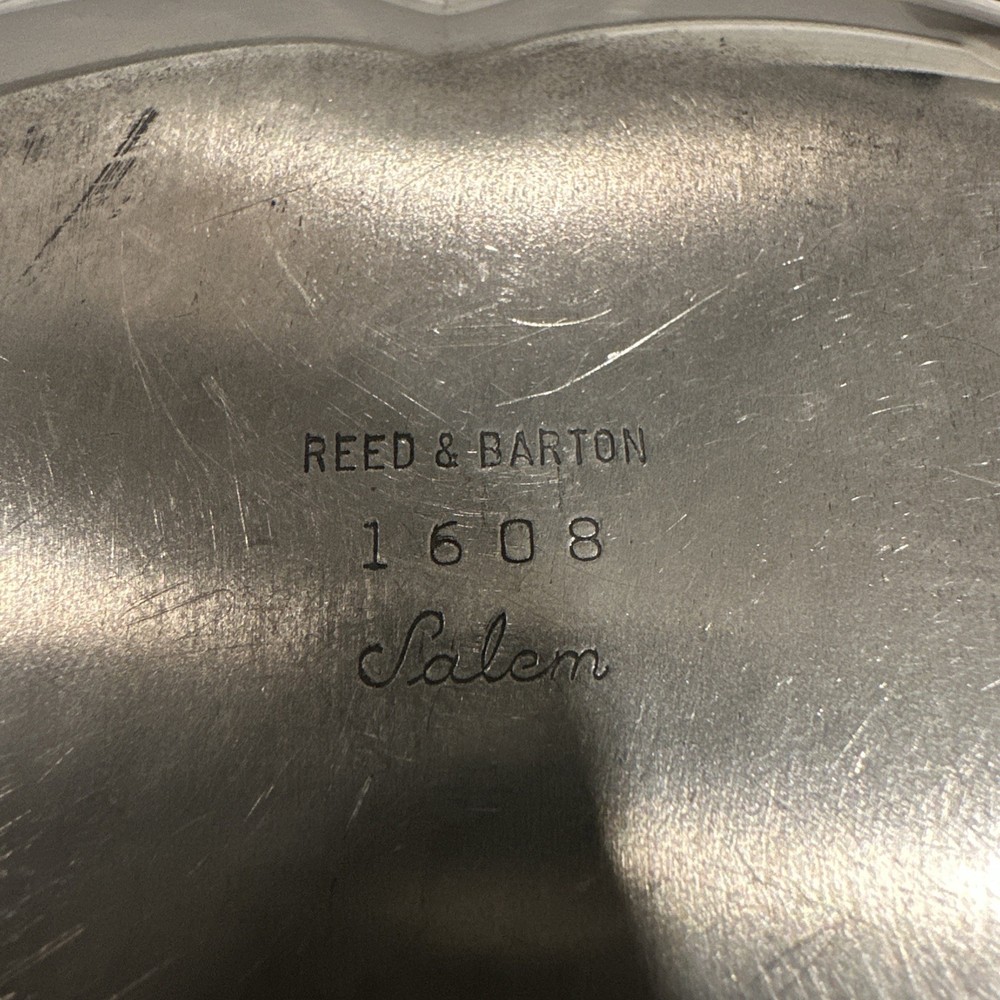 Reed & Barton Tray Silver Plated Salem Number 1608