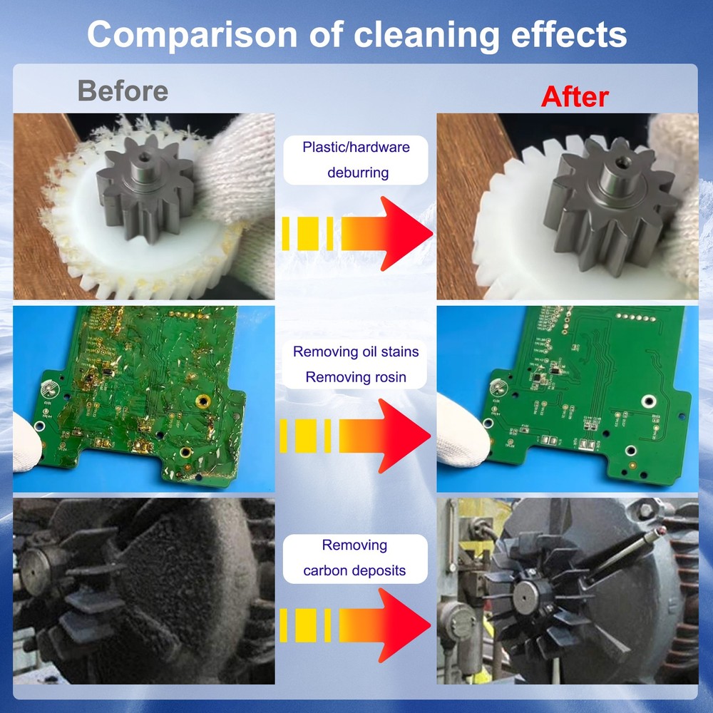 Dry Ice Cleaning Machine Dry Ice Blasting For Remove Burrs For Clean PCB Board