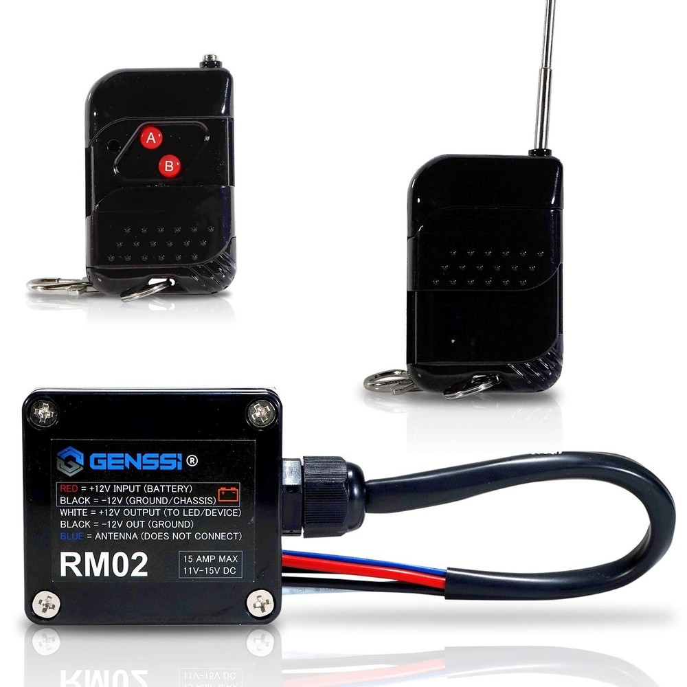 High Power 15A Wireless Remote Controller Transmitter On Off Switch for Car T...
