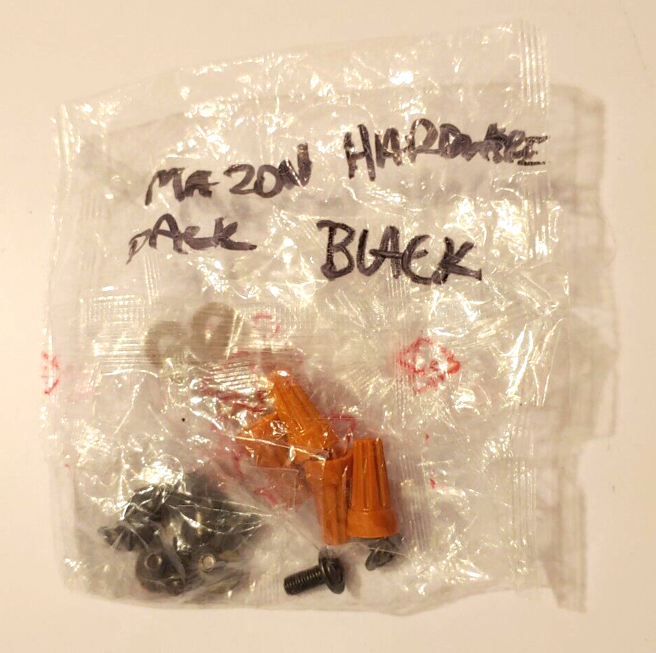 Harbor Breeze Mazon 44" Ceiling Fan OEM Hardware Pack Blade Screws + - BLACK-