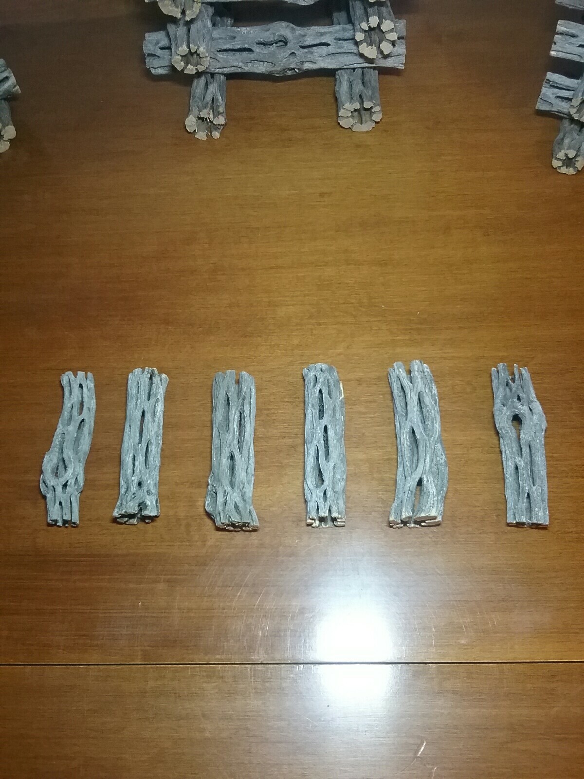 6 Pieces 3" inch CHOLLA Wood Cactus | Organic, Untreated | Shrimp Aquarium NICE!