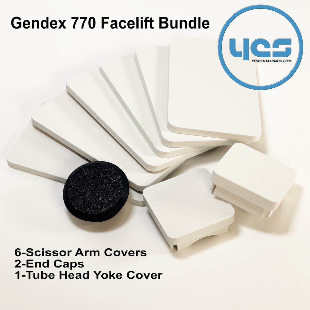 Gendex 770 Dental X-Ray New Caps Covers Facelift Bundle