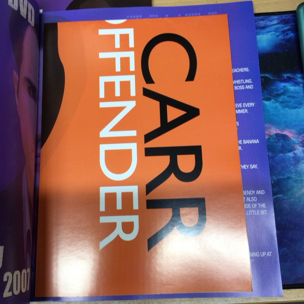 Jimmy Carr 5 Tour Programmes Set with Posters ( 3 signed programmes, 2 unsigned)