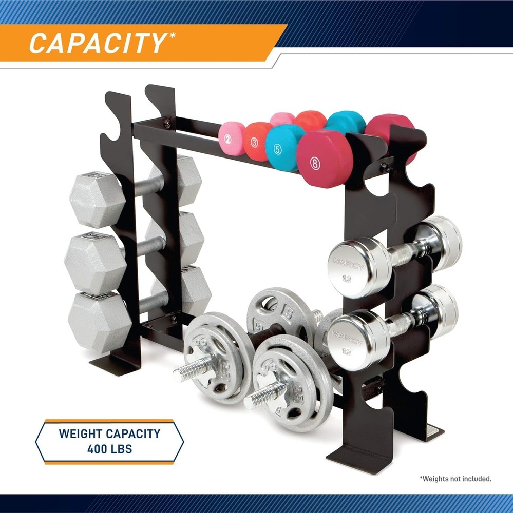 Space-Saving Dumbbell Storage Rack - Durable, Stylish, and Organized Workouts