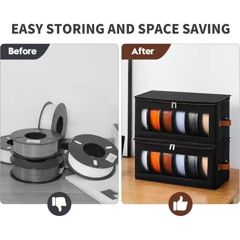 3D Printer Filament Storage Box Dustproof Moisture Resistant Organizer