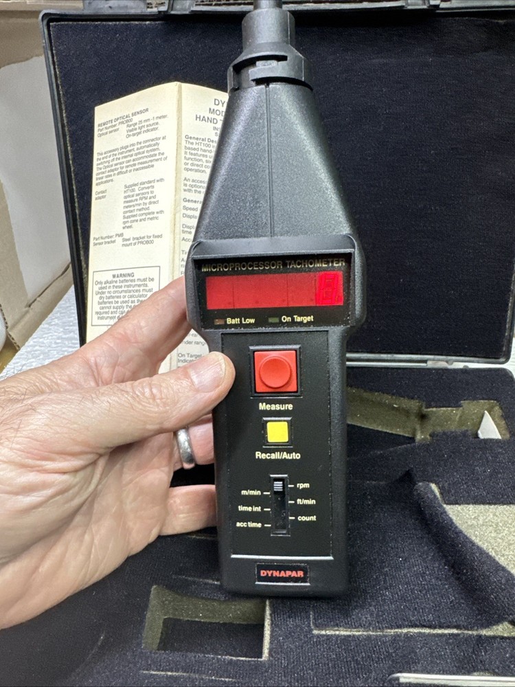 DYNAPAR HT100 Microprocessor Hand Tachometer