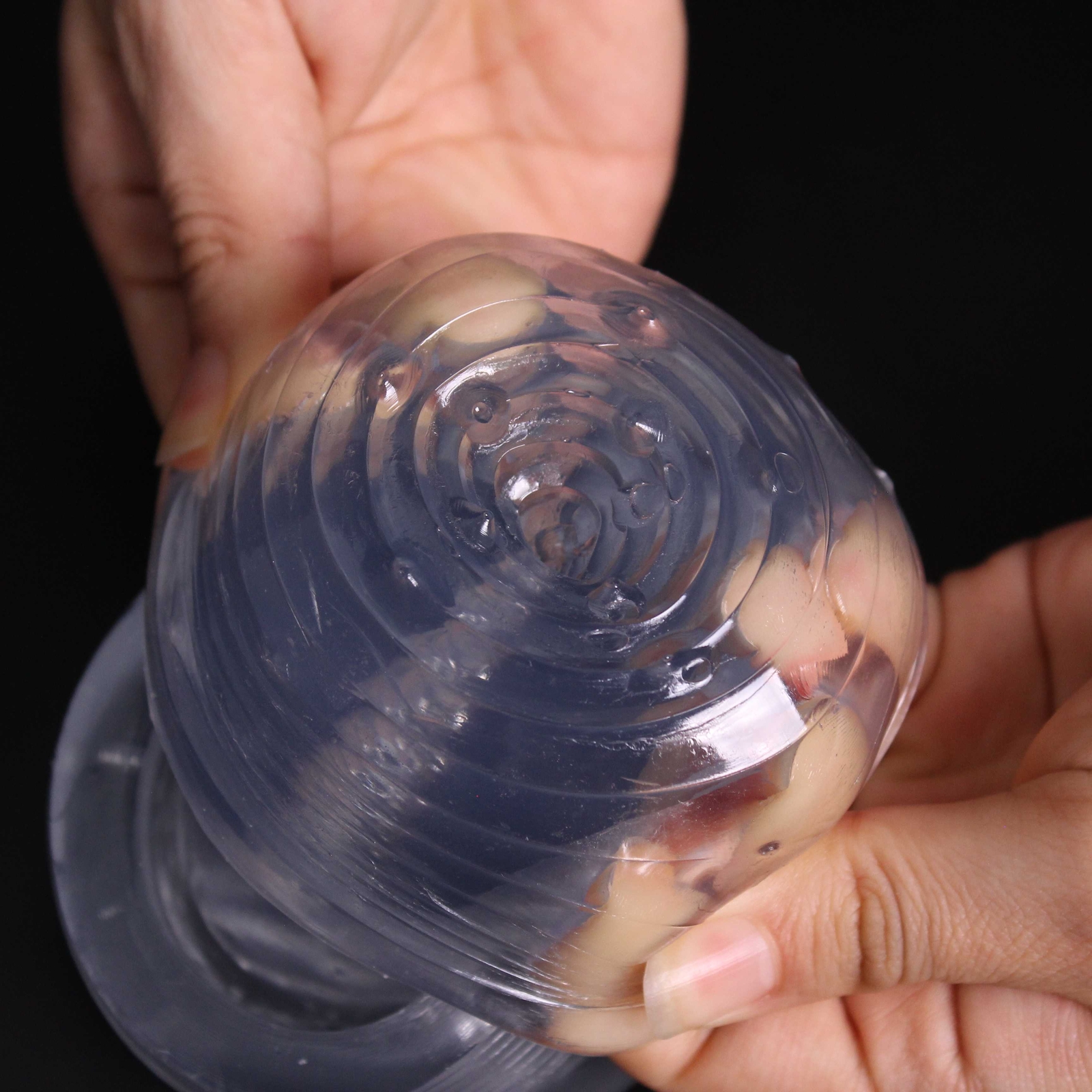 Realistic Silicone Insert Penis Donut Sleeve Enlagement Vacuum Pump Replacement