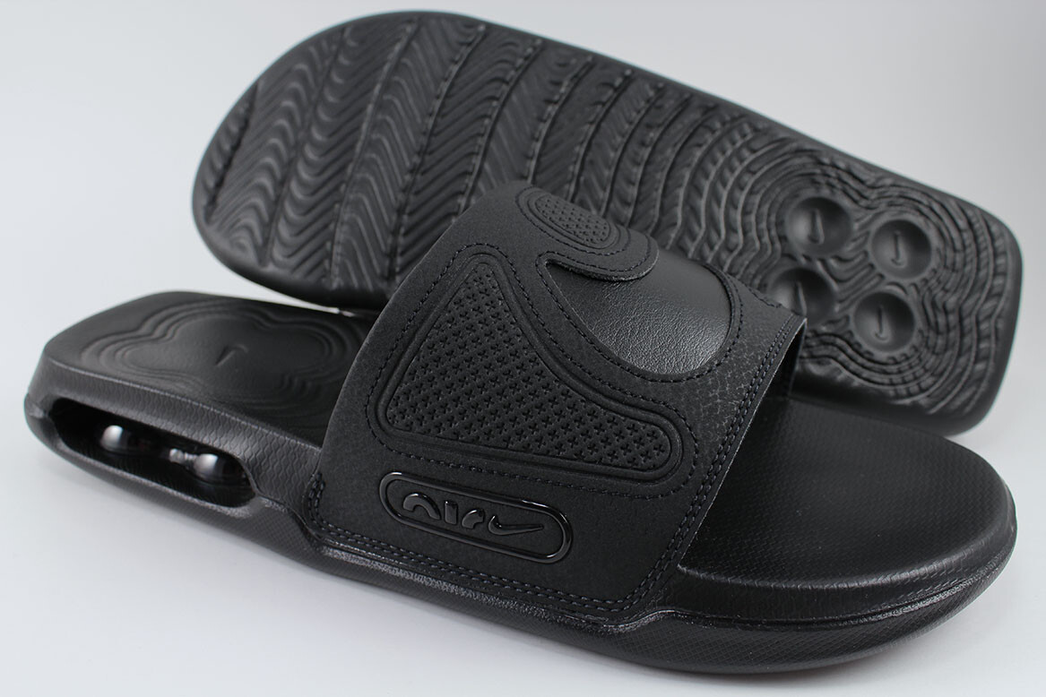 NIKE AIR MAX CIRRO SLIDE TRIPLE BLACK/BLACK SPORT SANDALS DC1460-007 US MEN SIZE