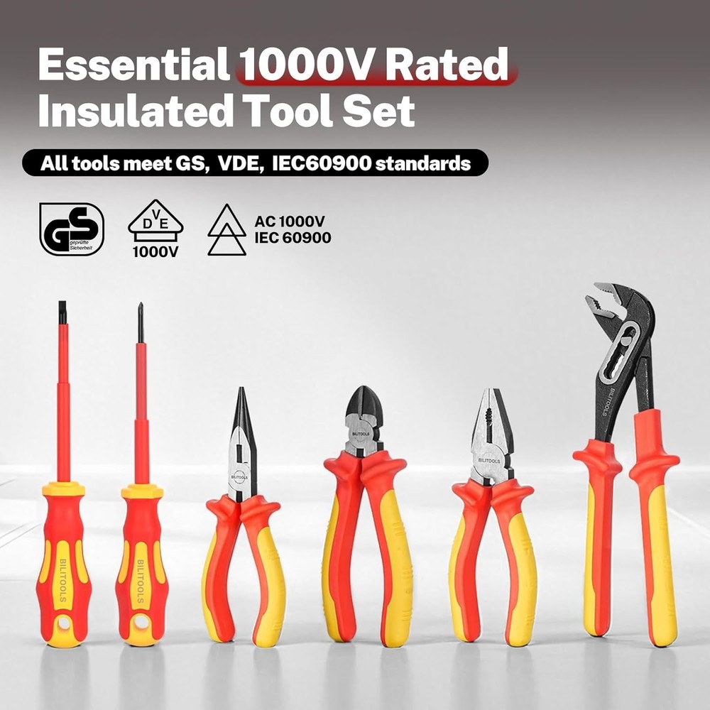 Insulated Screwdriver Set, VDE Electrician Tools