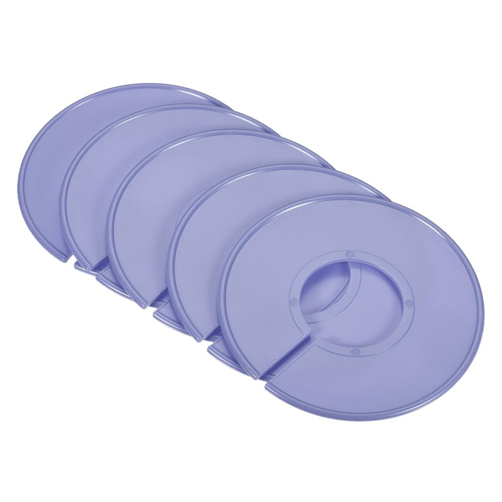 Clothes Dividers 20pcs Reusable Wardrobe Separator Round Hook Grey