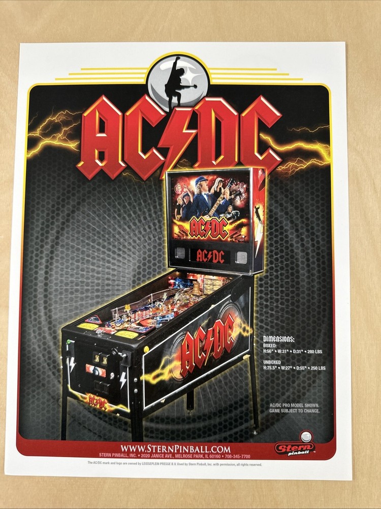 Stern AC/DC Flyer Double Sided