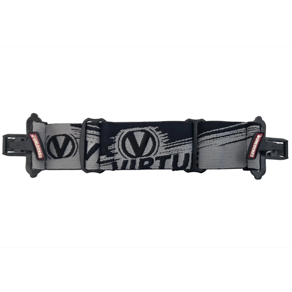 Virtue VIO Ascend Goggle Mask Replacement Adjustable Strap - Grey/Black