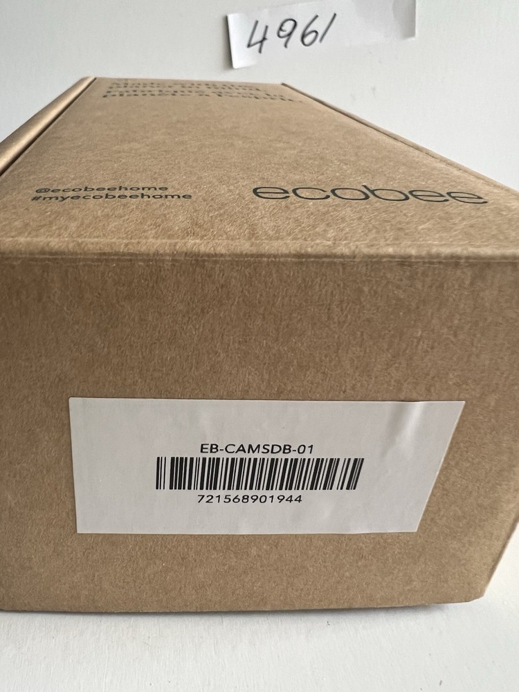 Ecobee Smart Video Doorbell Camera (wired) -