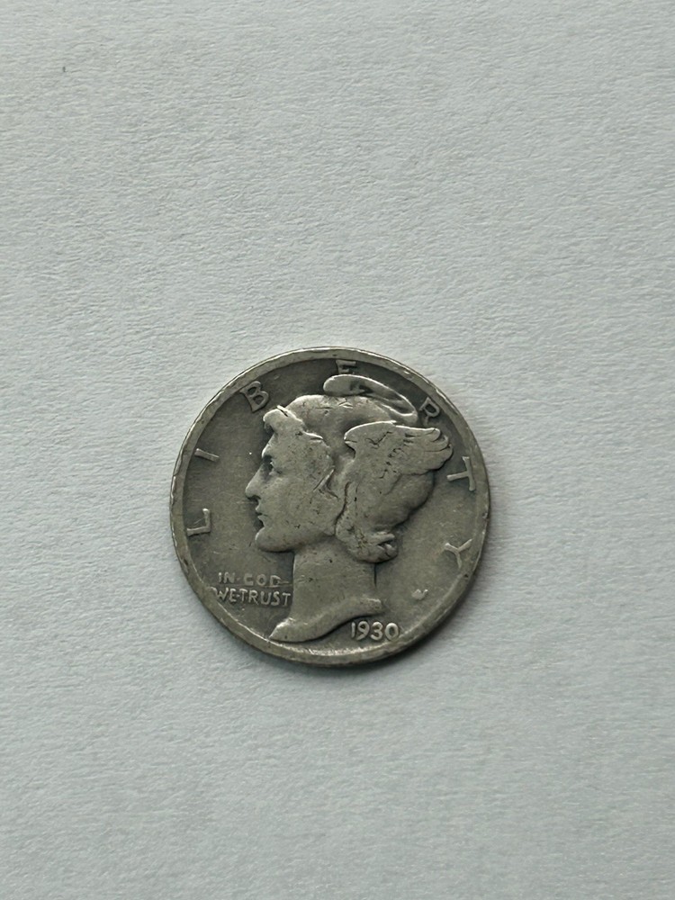 1930 Mercury Dime VG