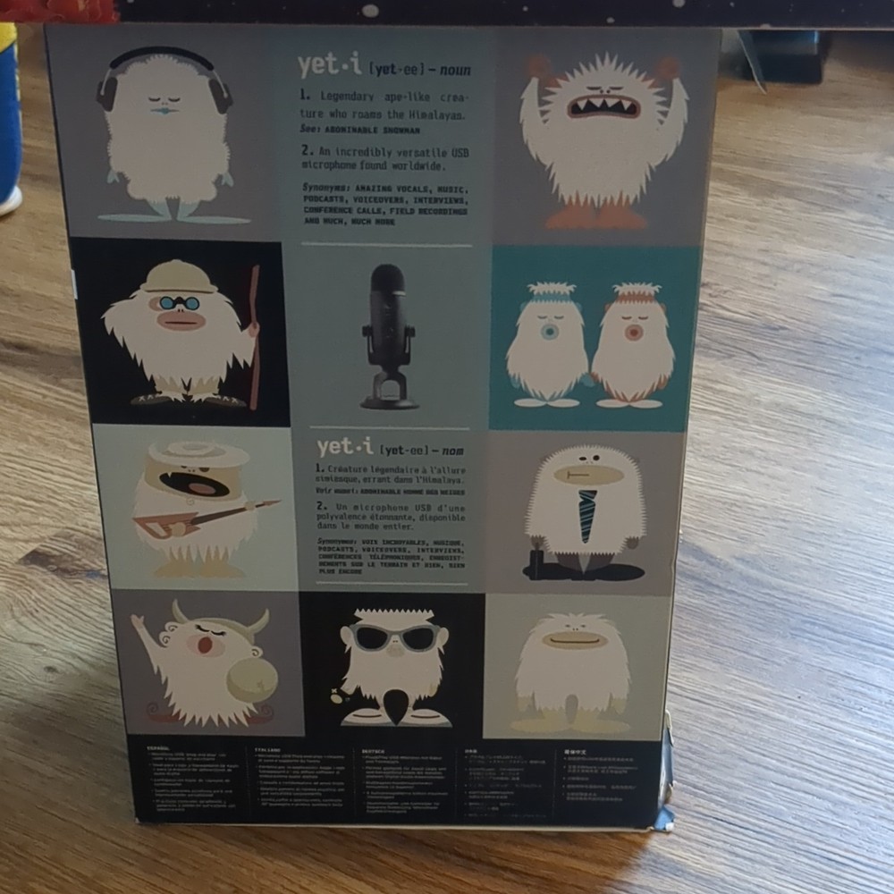 Blue Yeti Blackout Edition USB Microphone Black, Multi-Pattern, Mute Button