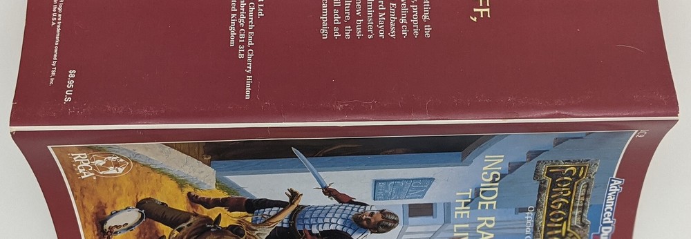 LC2 - Inside Raven's Bluff / AD&D 2nd ed / 1ST PRINT / VF+ / Never used