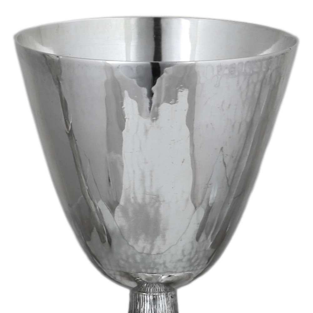 Sterling SILVER - Mid-Century Modern MICHAEL BENSTEAD - Pair Goblets 1973