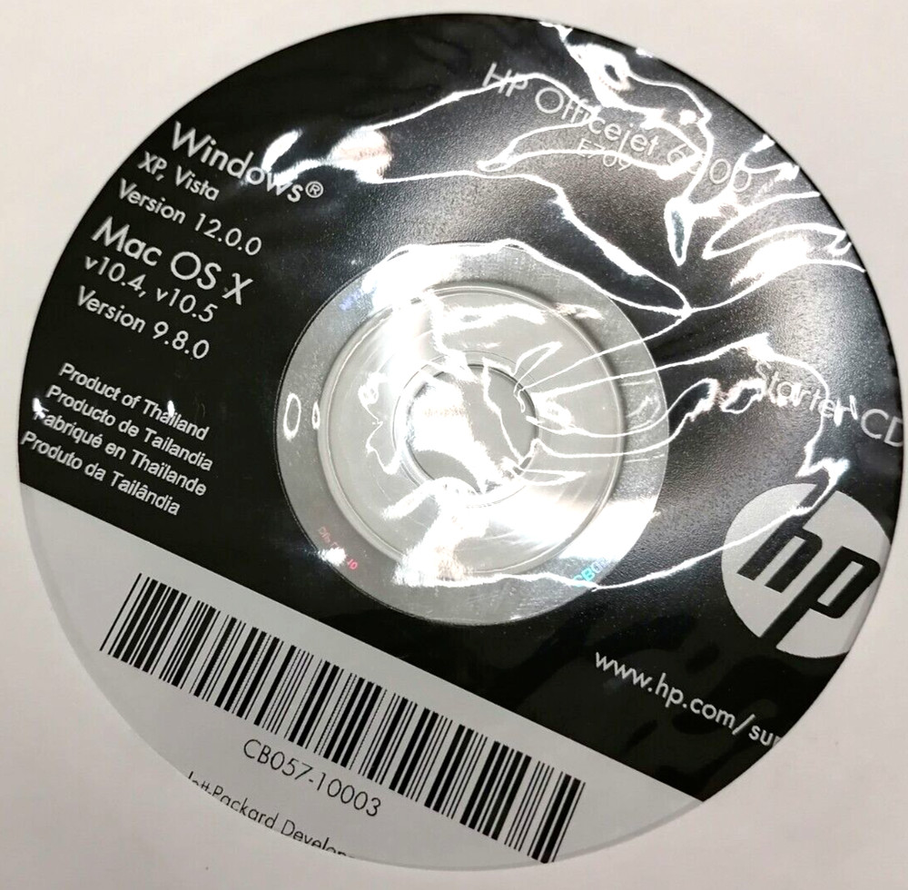 HP Officejet 6500 E709 Starter CD P/N: CB057-10003