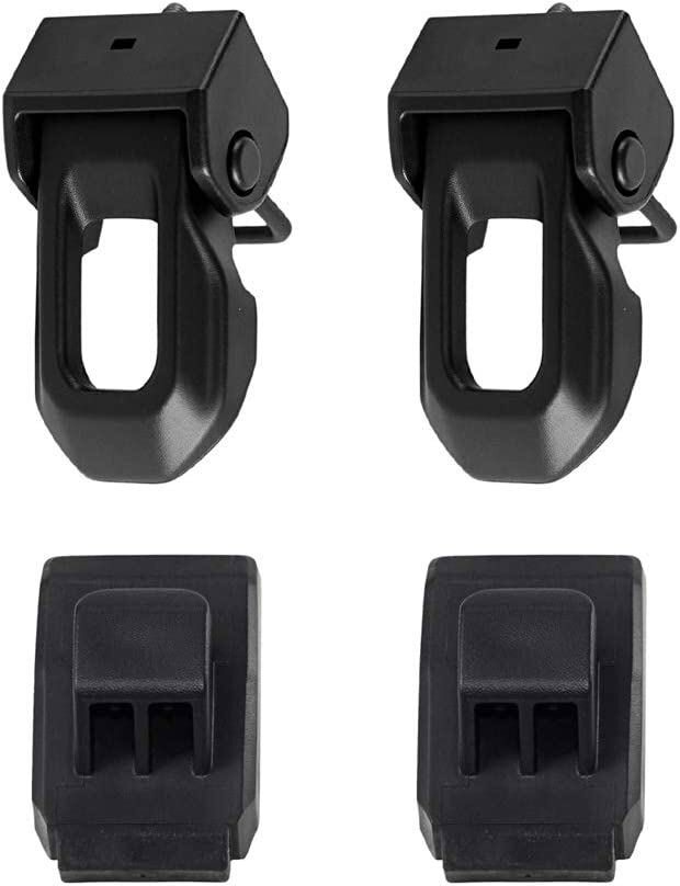 For Jeep Hood Latch For 07-23 Jeep Wrangler Jk JL JT Black Stainless Steel Catch