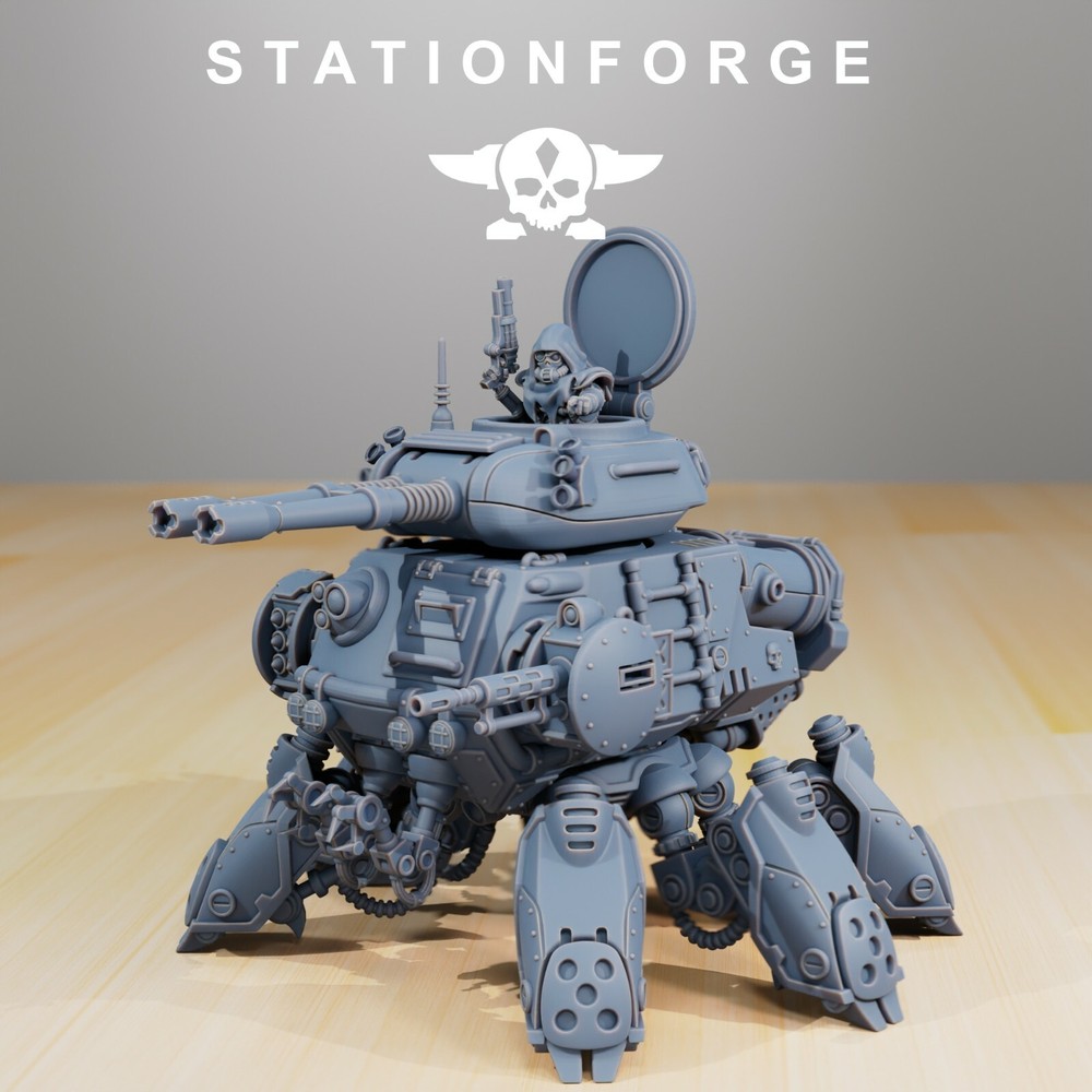Scavenger Tank with commander figure 32mm