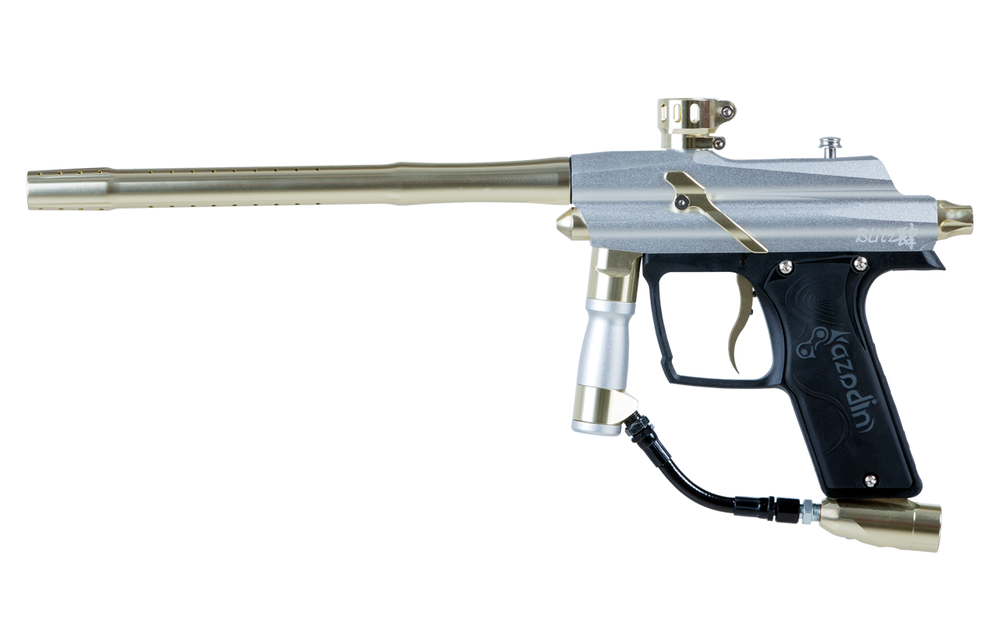 Azodin Blitz 4 - Electronic Paintball Marker - Silver/Gold