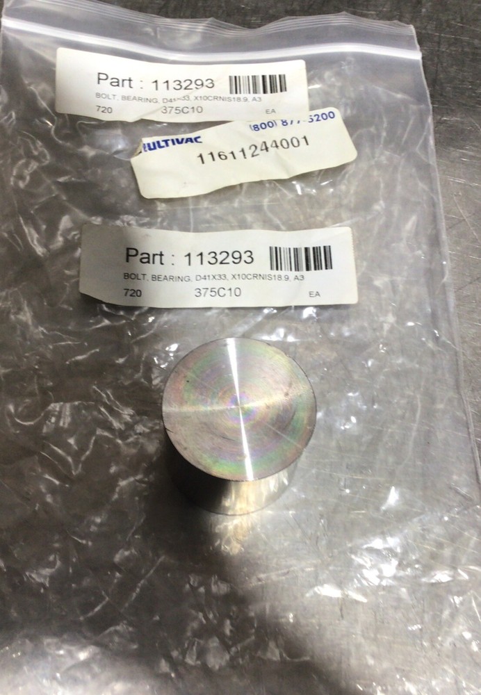 Nos Surplus Multivac 11611244001 Bolt Bearing
