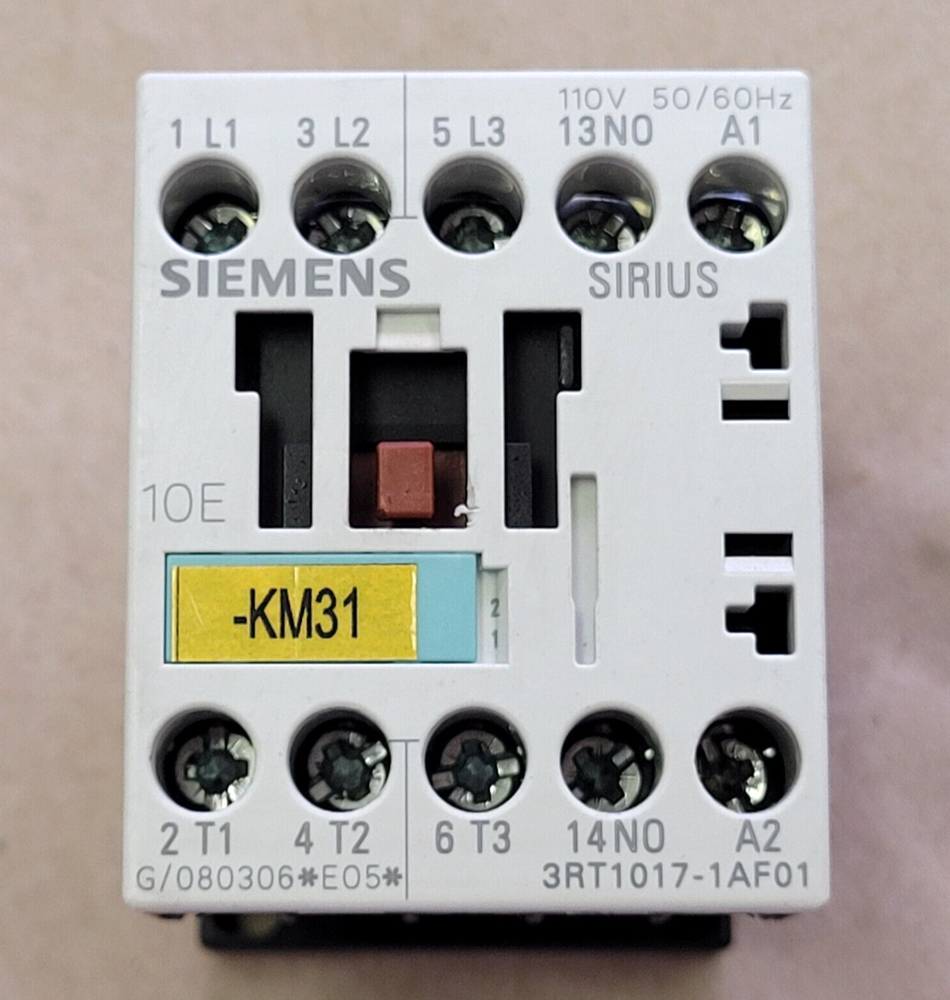 SIEMENS SIRIUS CONTACTOR 3RT1017-1AF01