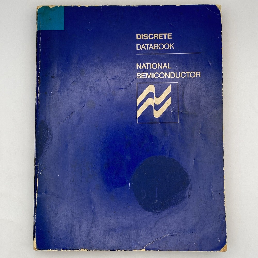 1978 Discrete Databook National Semiconductor Electronics Manual Catalog PB