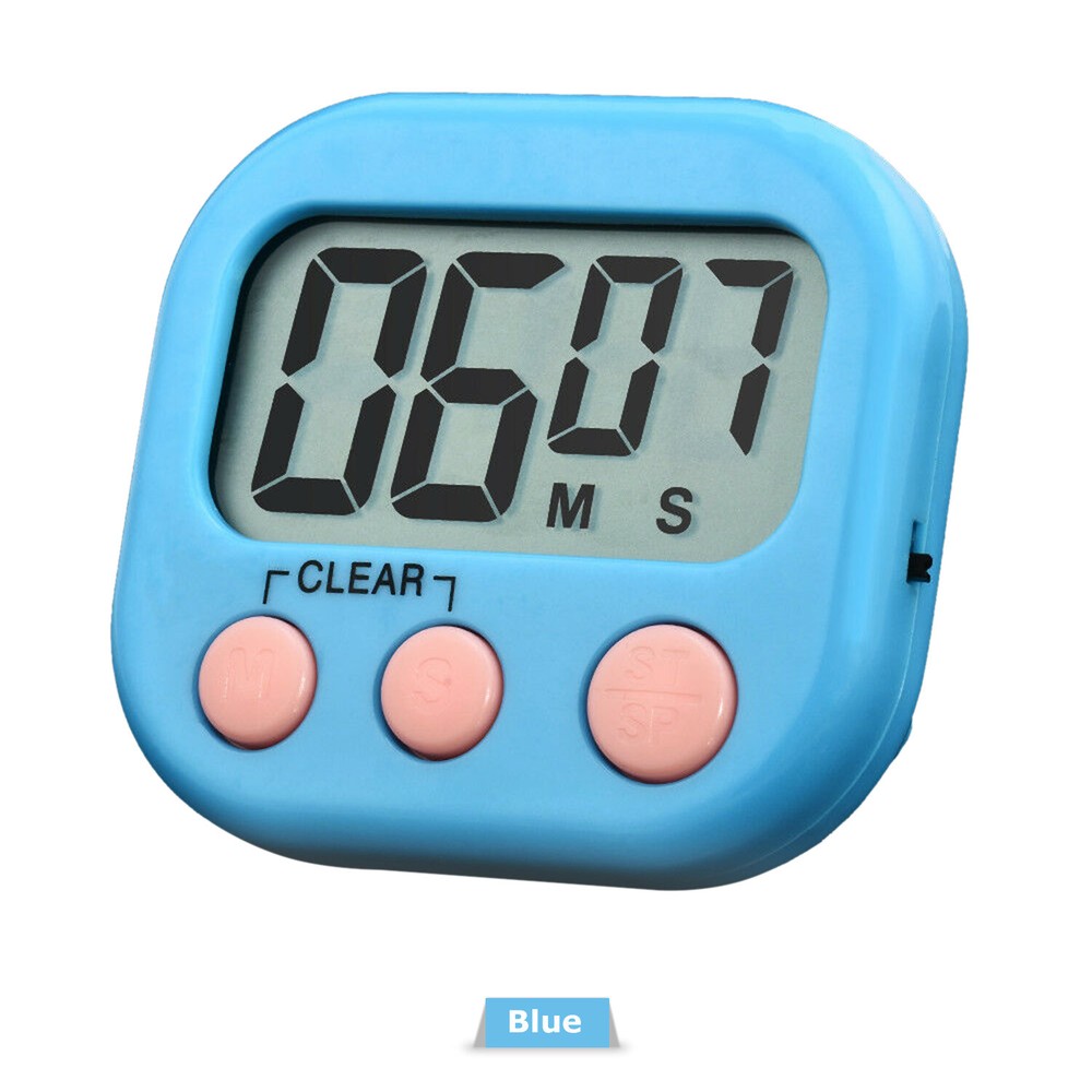 Digital Kitchen Timer Magnetic Cooking LCD Large Count Down Up Clear Loud Alarm
