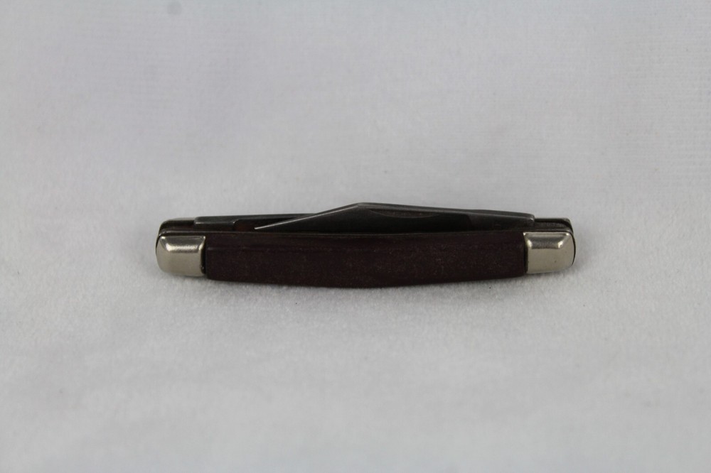 Vintage SABRE Multi Blade Folding Black Pocket Knife
