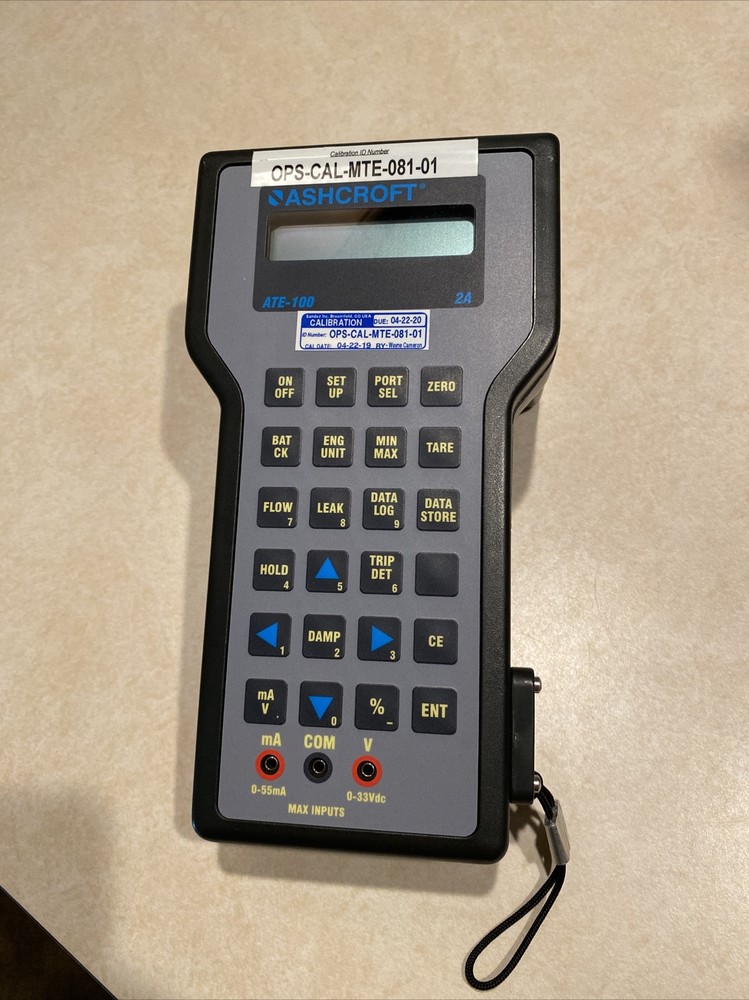 Ashcroft ATE-100 Handheld Calibrator With System Protection Modules