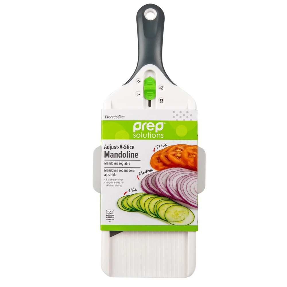 PrepSolutions Stainless Steel Blade Easy Adjustable Mandolin Slicer