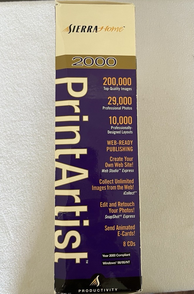 2000 Print Artist Software