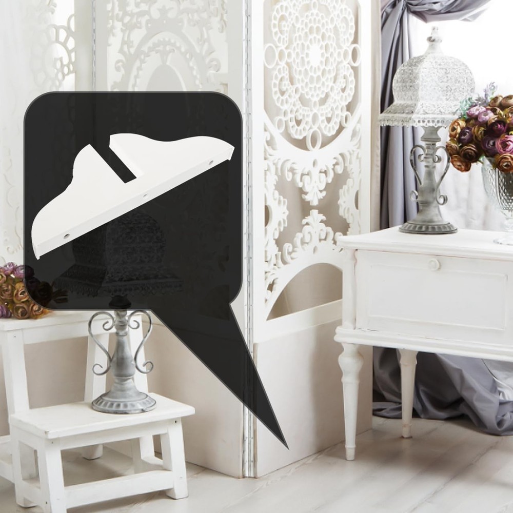 Room Divider Stand Base White PVC Screen Partition Support Feet Bracket