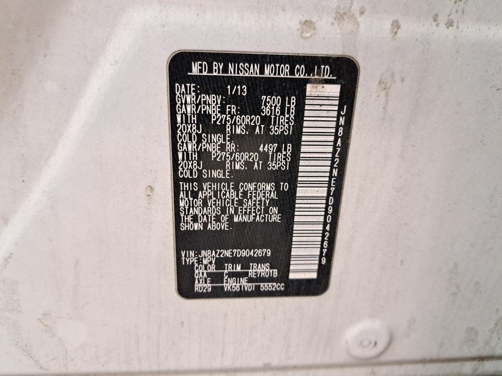 2013 Qx56 Amplifier Sku#4230171