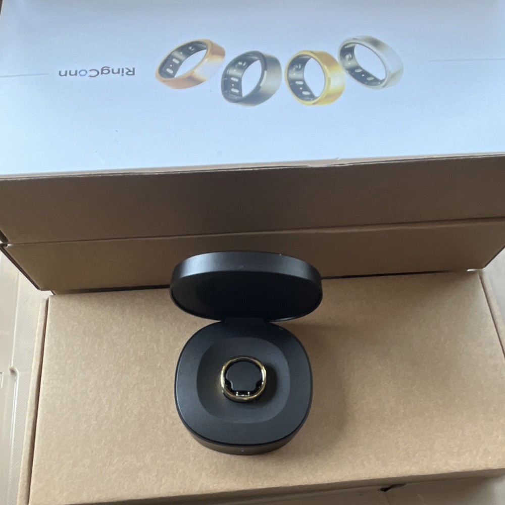 RingConn Gold Activity Tracker Ring for Finger