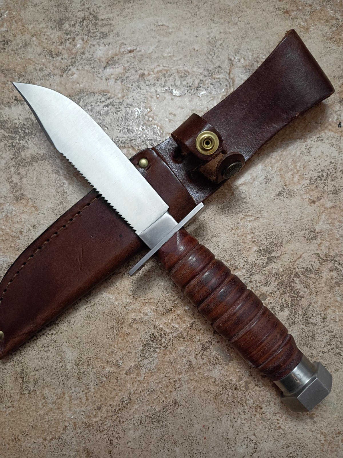 Camillus NY fixed blade survival knife pilot 499