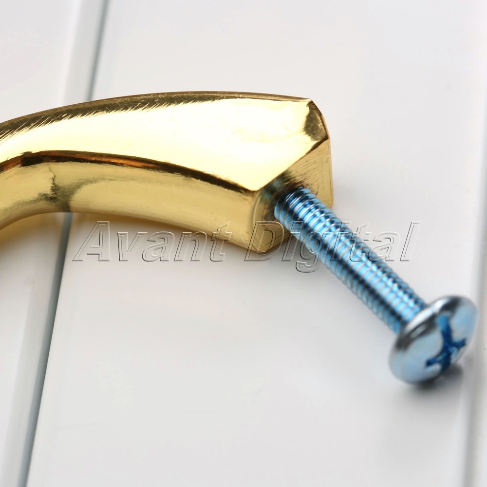Simple Modern Alloy Door Pulls Handles Drawer Kitchen Cabinet Cupboard Knobs
