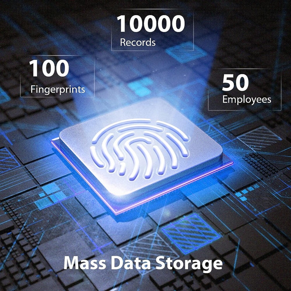 (OpenBox) NGTeco W2 Time Clock in and Out Machine Automatic For Employees