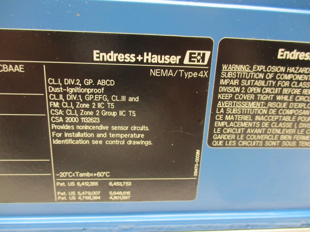 ENDRESS + HAUSER PROMASS 83 83M80 Flowmeter Transmitter