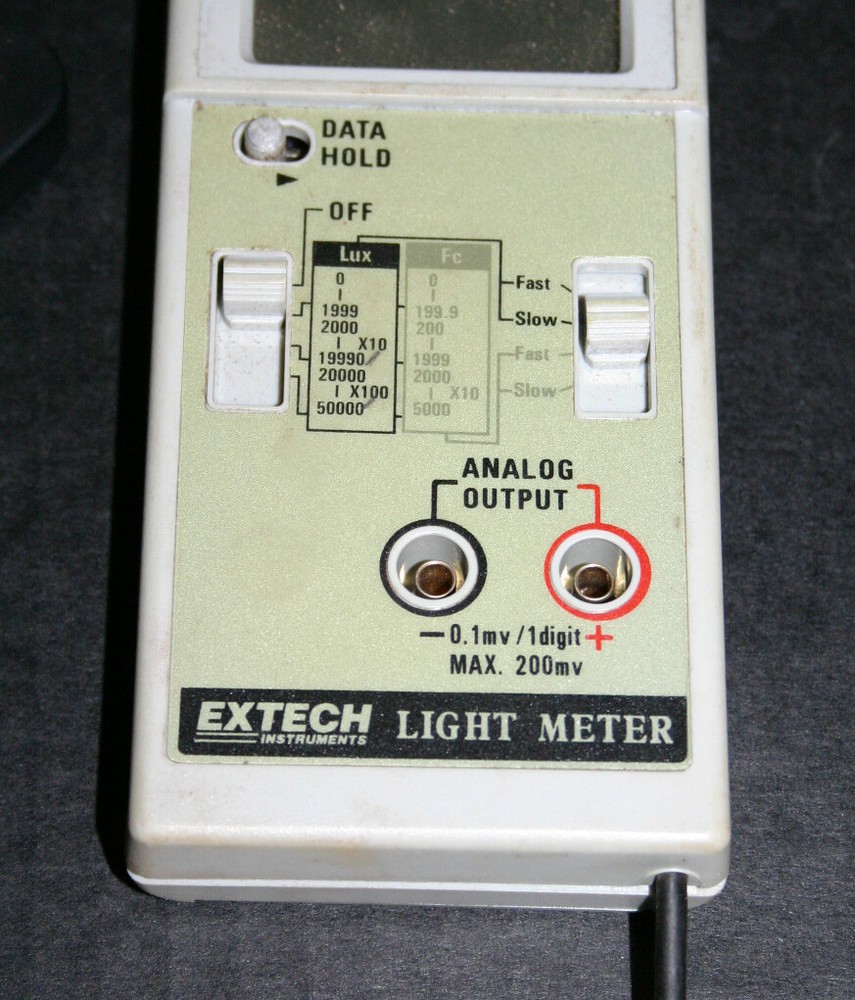 Extech Light Meter Lux Plus Manual