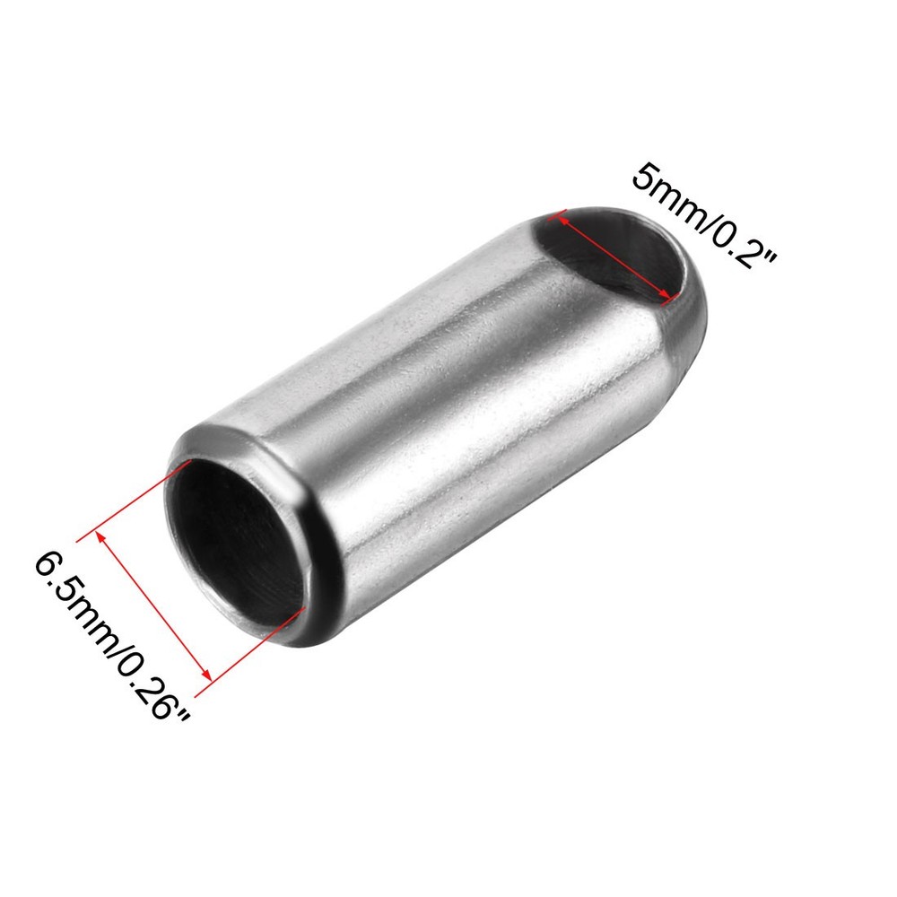 5PCS Fish Tape Replacement Leader for 6.5mm Wire Puller 22.5mm L