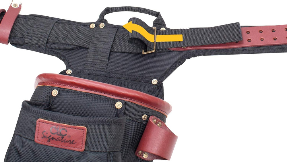 CLC 54560 Elite Adjustable Tool Apron - 19 Pockets for Pros