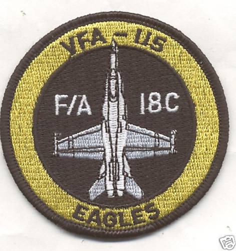 VFA-115 EAGLES F-18 BULLET patch