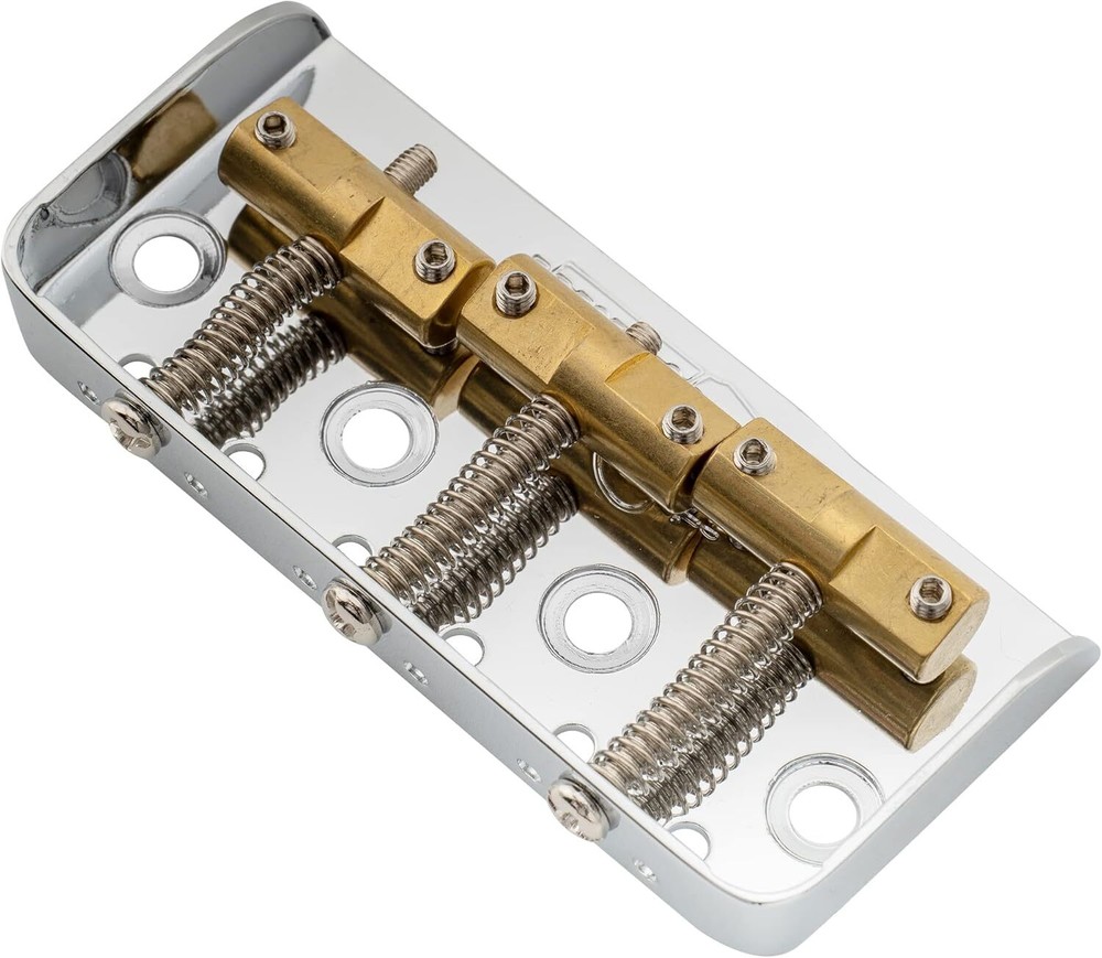 Wilkinson WTBS Short Telecaster Bridge Assembly with 3 Compensated Chrome