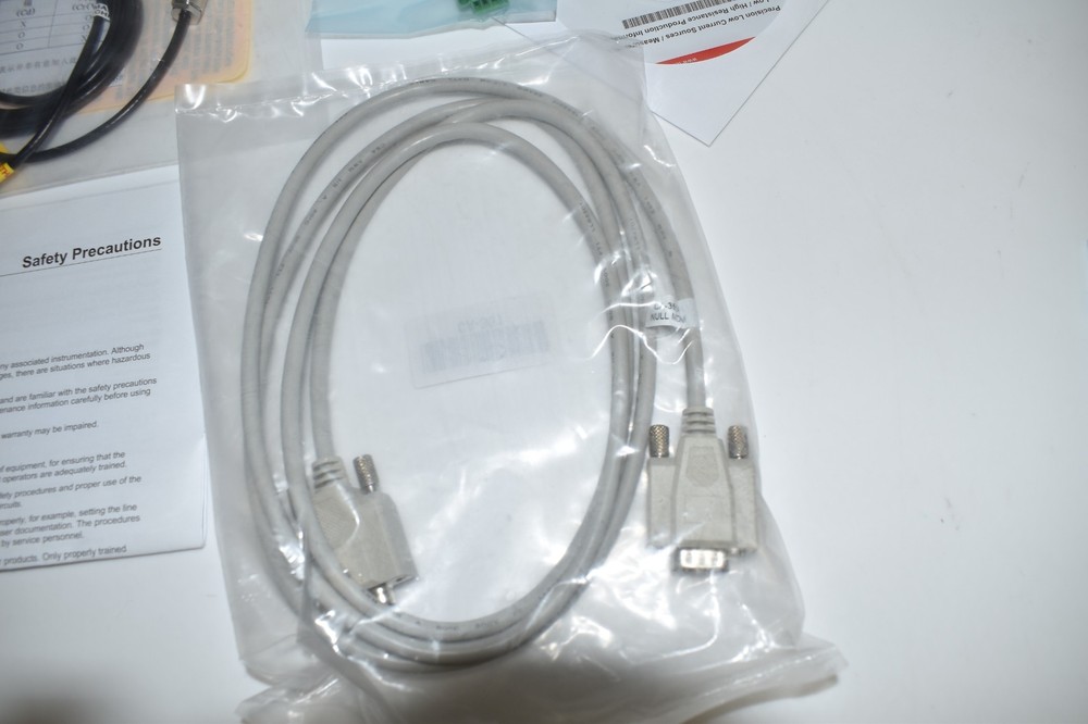 KEITHLEY CURRENT SOURCE KIT- 237-308-1E2 SPADE LUG CABLE- CA-351- DISC-NEW(UWN7)